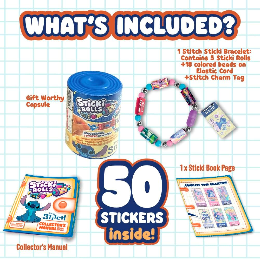 Sticki Rolls - Disney Stitch Sticki Band Capsule image number 4