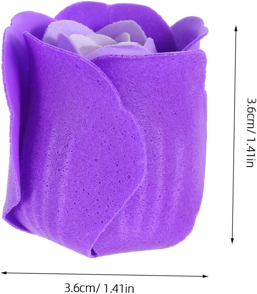 Minkissy 16Pcs Valentine Romantic Soap Artificial Roses for Wedding Decorations for Her image number 5