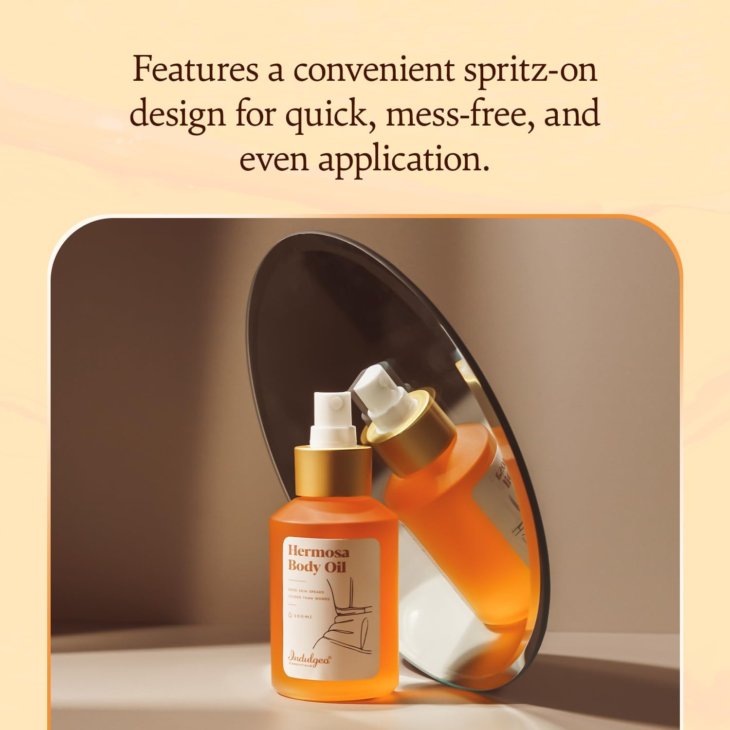 Indulgeo Essentials Hermosa Body Oil (100 Ml) for Women with Oud Oil image number 1