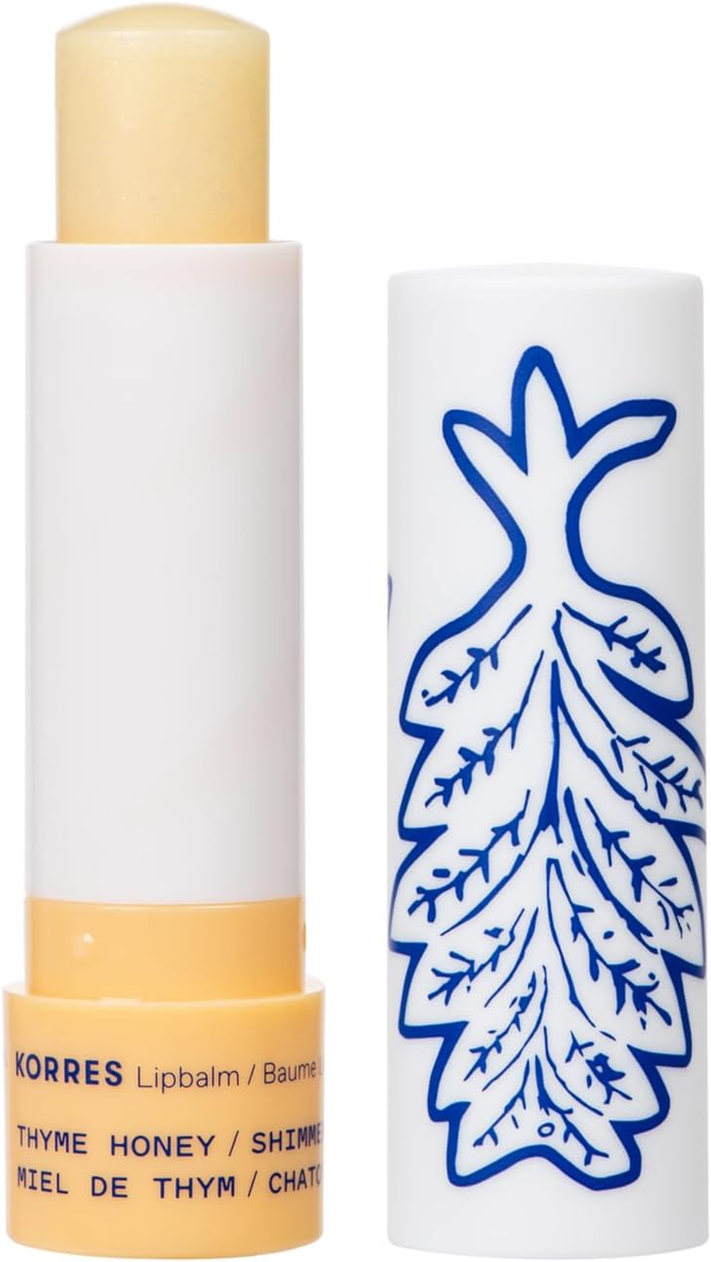 KORRES Nourishing Lip Balm Thyme Honey, Shimmering Lip Care with St. John'S Wort Oil, Dermatologically Tested & Vegan, 4.5 G image number 3