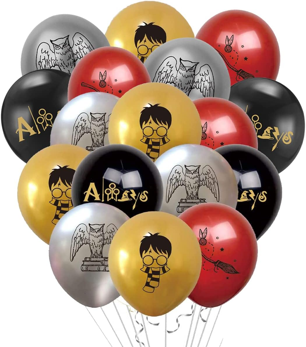 24Pcs Magical Wizard Balloons Harry Birthday Party Decorations Theme Party Balloons for Magic Wizard School Fans Birthday Party Favors image number 2