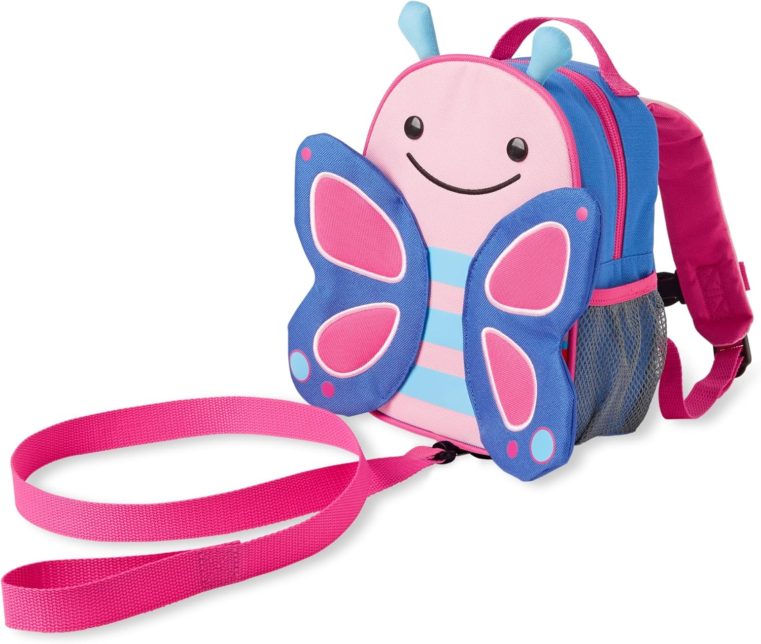 Skip Hop Zoo Little Kid and Toddler Safety Harness Backpack, Blossom Butterfly, 7.5X3.25X9 Inch (Pack of 1), 212262 - Fox image number 2
