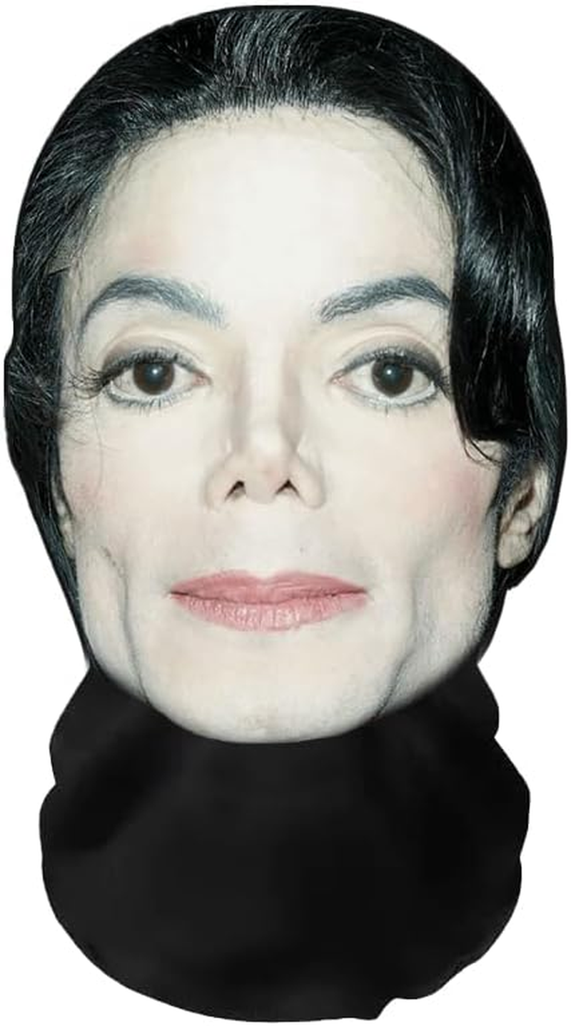 Realistic Michael Jackson 3D Print Full Face Mask - Breathable, Lightweight & Comfortable, Ideal for Cosplay, Parties, Halloween, Carnival & Events King of Pop image number 2