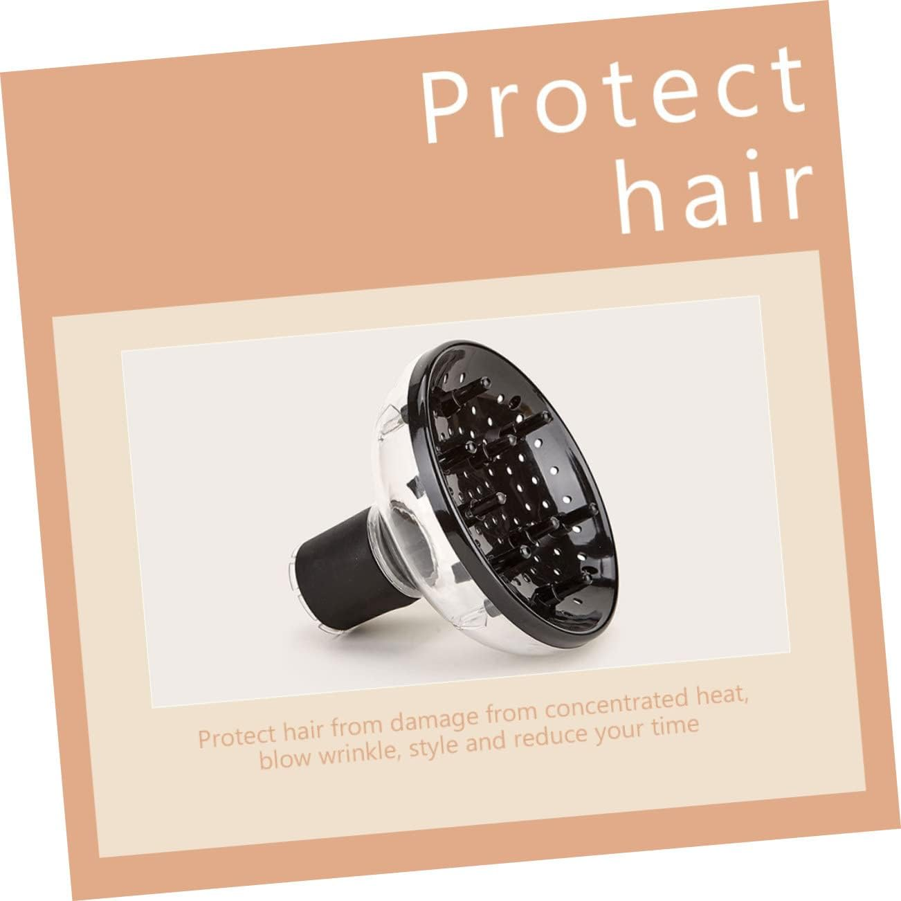 NIYANGLE Hair Dryer Hood Professional Diffuser Attachment for Hair Dryer Heat Protecting Cover for Blow Dry image number 6