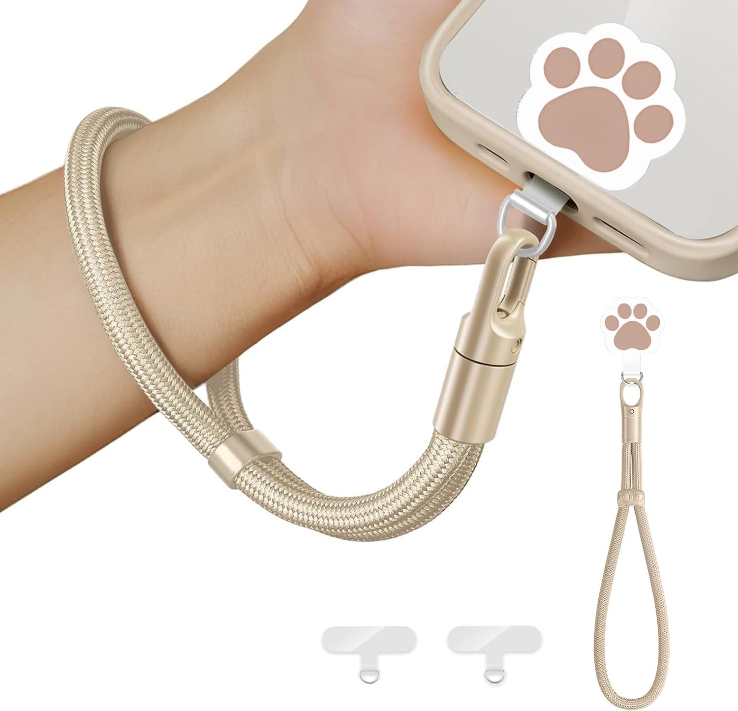 Phone Wrist Strap,2Pack Anti-Theft Phone Lanyard with 3 Tether Tabs Adjustable Hand Strap for Phone Camera Keys