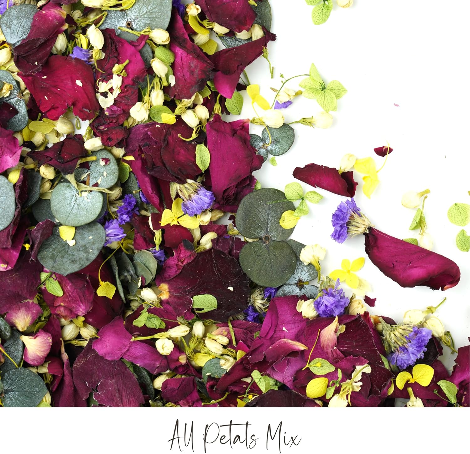 Rainbowpana 12 Pack Biodegradable Confetti, Dried Flower Petals, Biodegradable Flower Petals for Weddings, Wedding Confetti, Wedding Send off Ideas, Wedding Exit Ideas