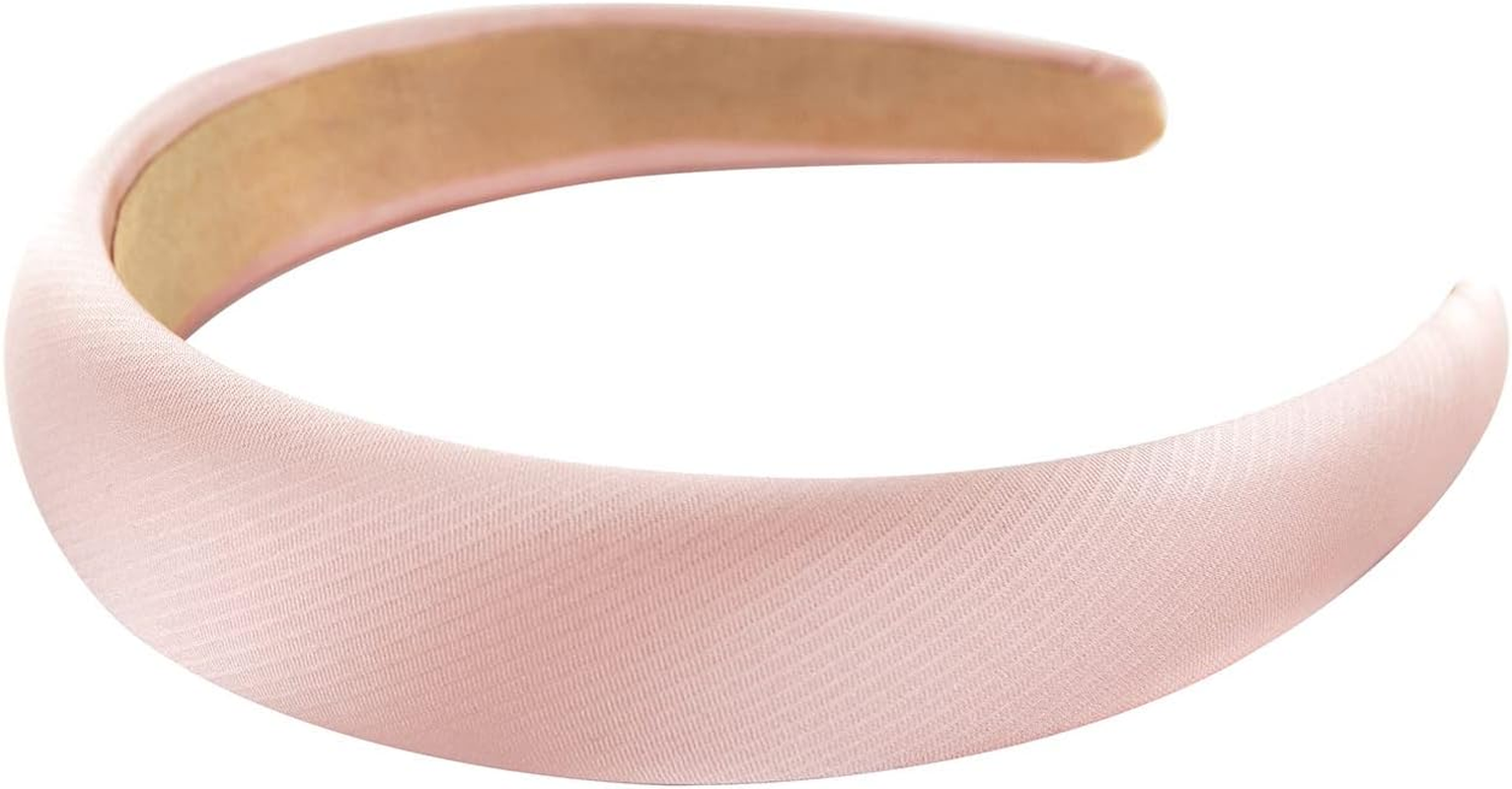 Axy HRK2B Headband with Fabric Padded Metallic Colour - Women'S Metallic Look Headband Hair Accessories (Light Pink) image number 2