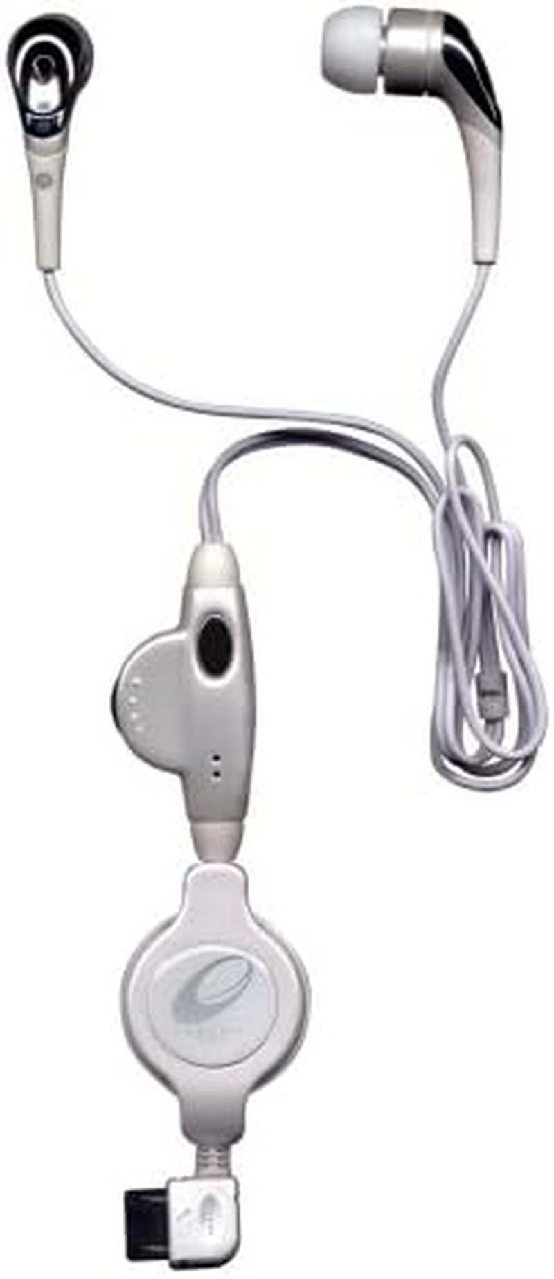 ET-SK107 Flat Stereo Earphone Microphone, White