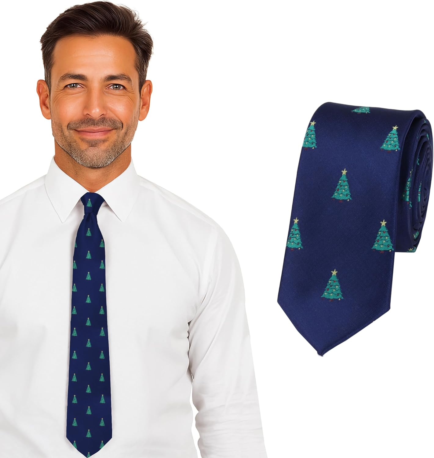 Holiday Christmas Ties for Men - Cool Mens Neckties - Many Colors to Choose From