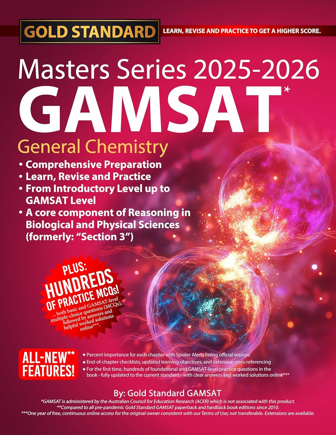 2025-2026 Masters Series GAMSAT General Chemistry Preparation by Gold Standard GAMSAT image number 6
