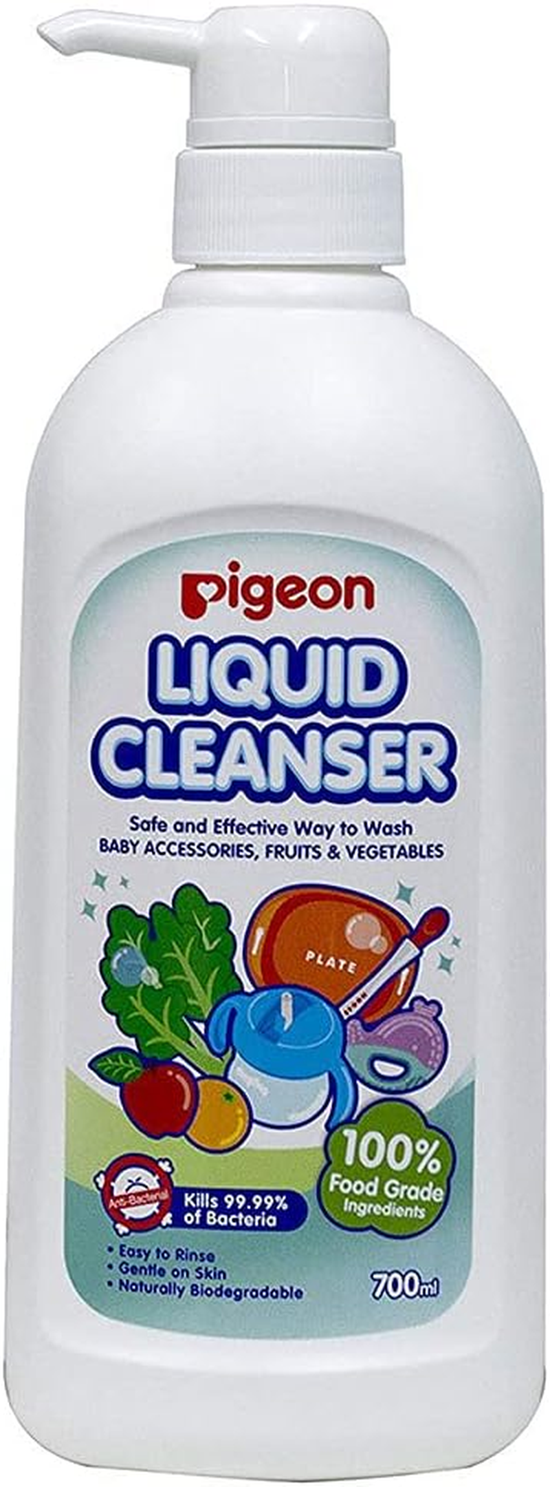 Pigeon 700Ml Liquid Cleanser/Soap for Baby Teat/Bottles/Toys/Fruit/Vegetables
