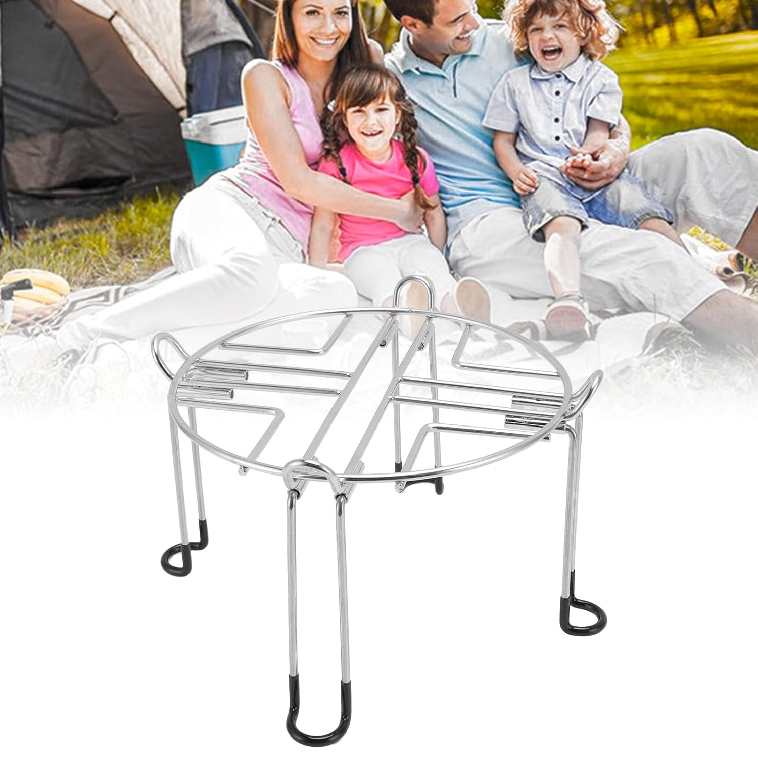 Water Filter Stand, Stainless Steel Water Filter System Stand, Replacement for Berkey Big for Travel for Royal Fed Water Filter System, 9 Inch Base, 6 Inch Tall, Detachable image number 5