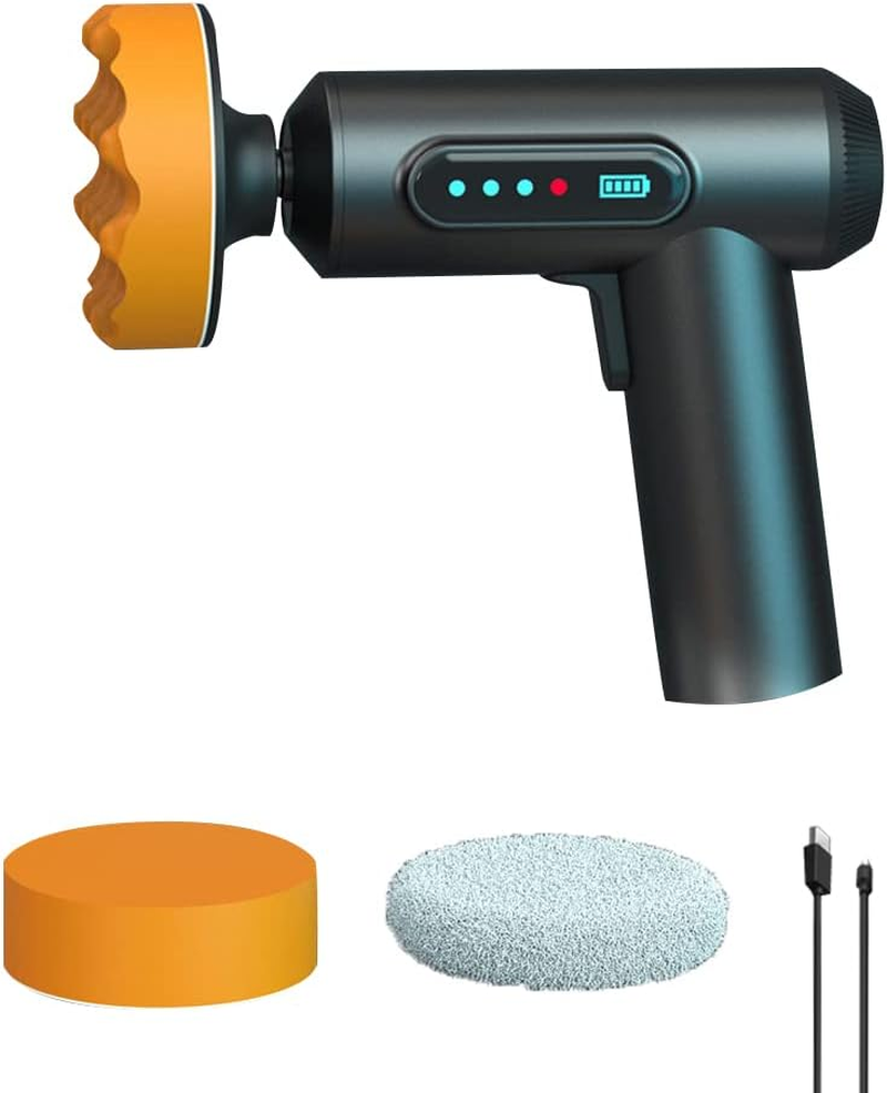 20000RPM Handheld Portable Cordless Car Polishing Machine Electric Car Polisher Multi-Function Scratch S Polishing Machine with 3 Polishing Pads image number 6