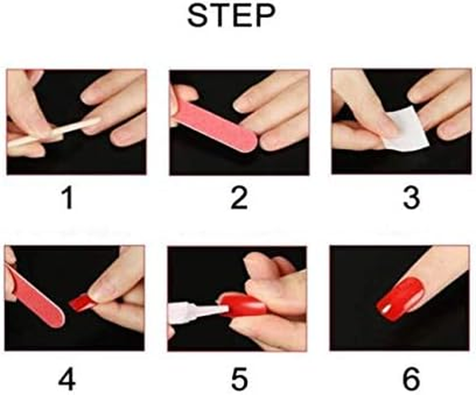 VIKSON INTERNATIONAL Set of 24 Pcs 12 Pcs WINE Red 12 Pcs NAKED COFFEE MATTE Finish Roud Tip Pre-Design French Manicure Full False Fake Nails with 1 Nail Glue Sticker Sheet. image number 1