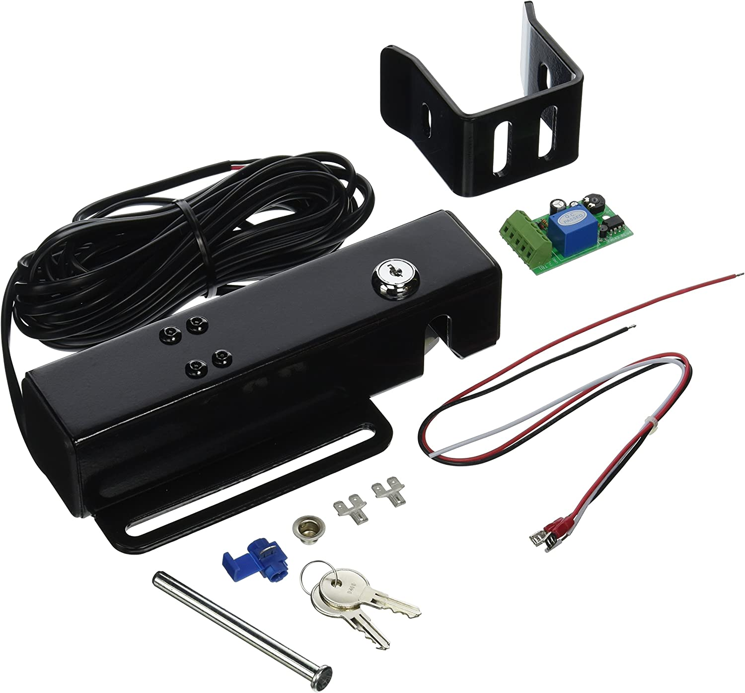 Mighty Mule Automatic Gate Lock (FM143) for Automatic Gate Openers, Black image number 3