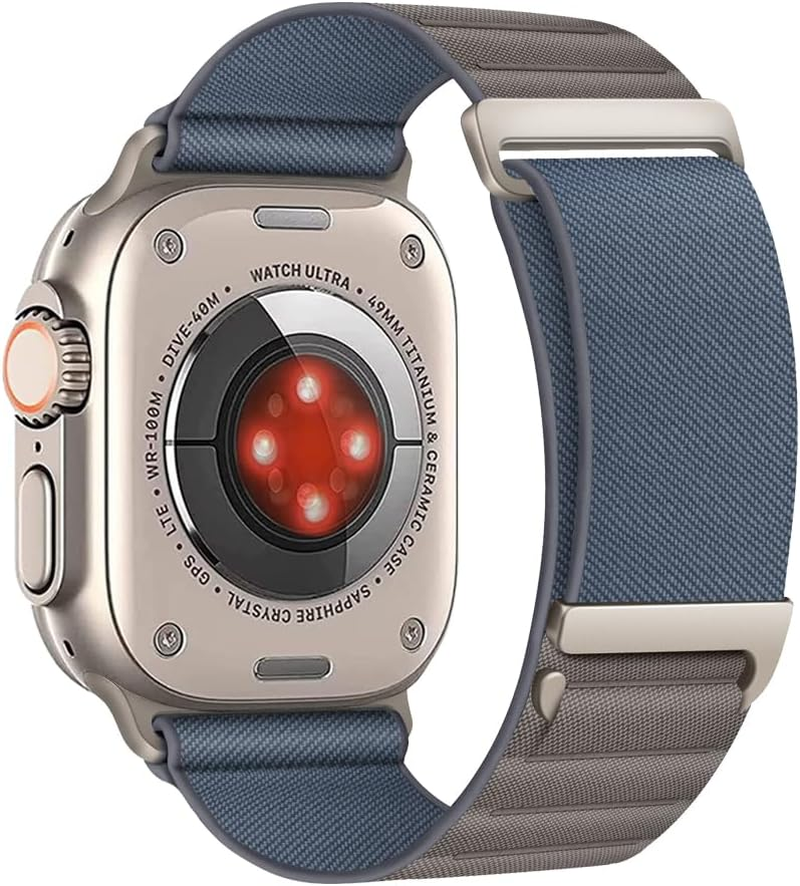 Alpine Loop Band Compatible for Apple Watch Ultra 49Mm 46Mm 45Mm 44Mm 42Mm(Series 3/2/1), Sport Braided Replacement Strap Compatible for Iwatch Ultra 3/2/1 Series 11/10/9/8/7/6/5/4/3/2/1/SE