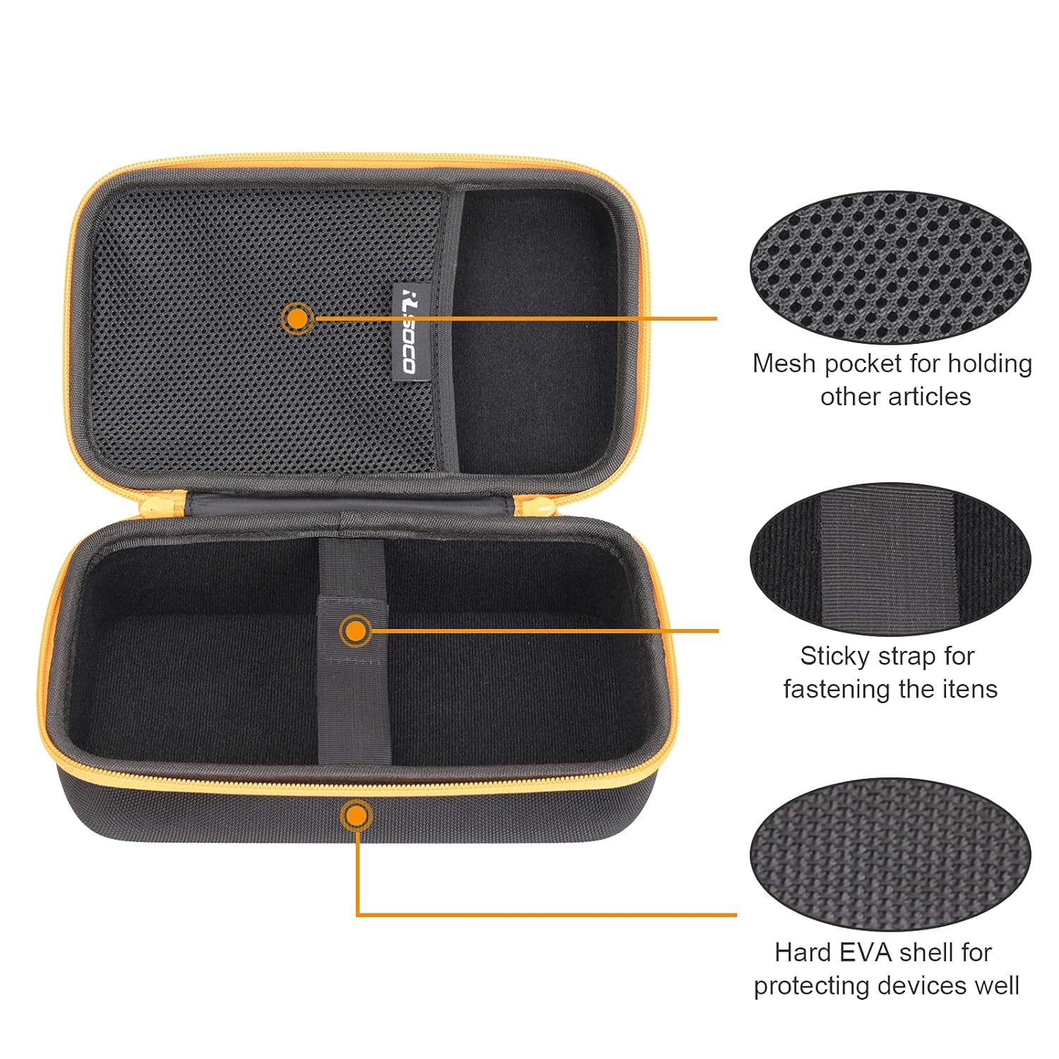 RLSOCO Hard Case for Fluke 87V/86V/83V/77-IV Digital Multimeter - Black (Case Only) image number 6