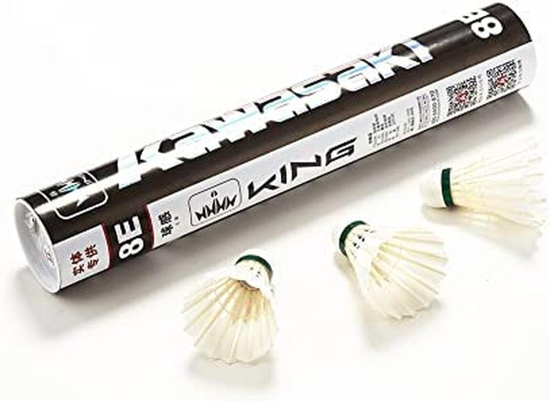 KW Badminton Durable King Shuttlecock King 8E Goose Feather Shuttlecock AU image number 2