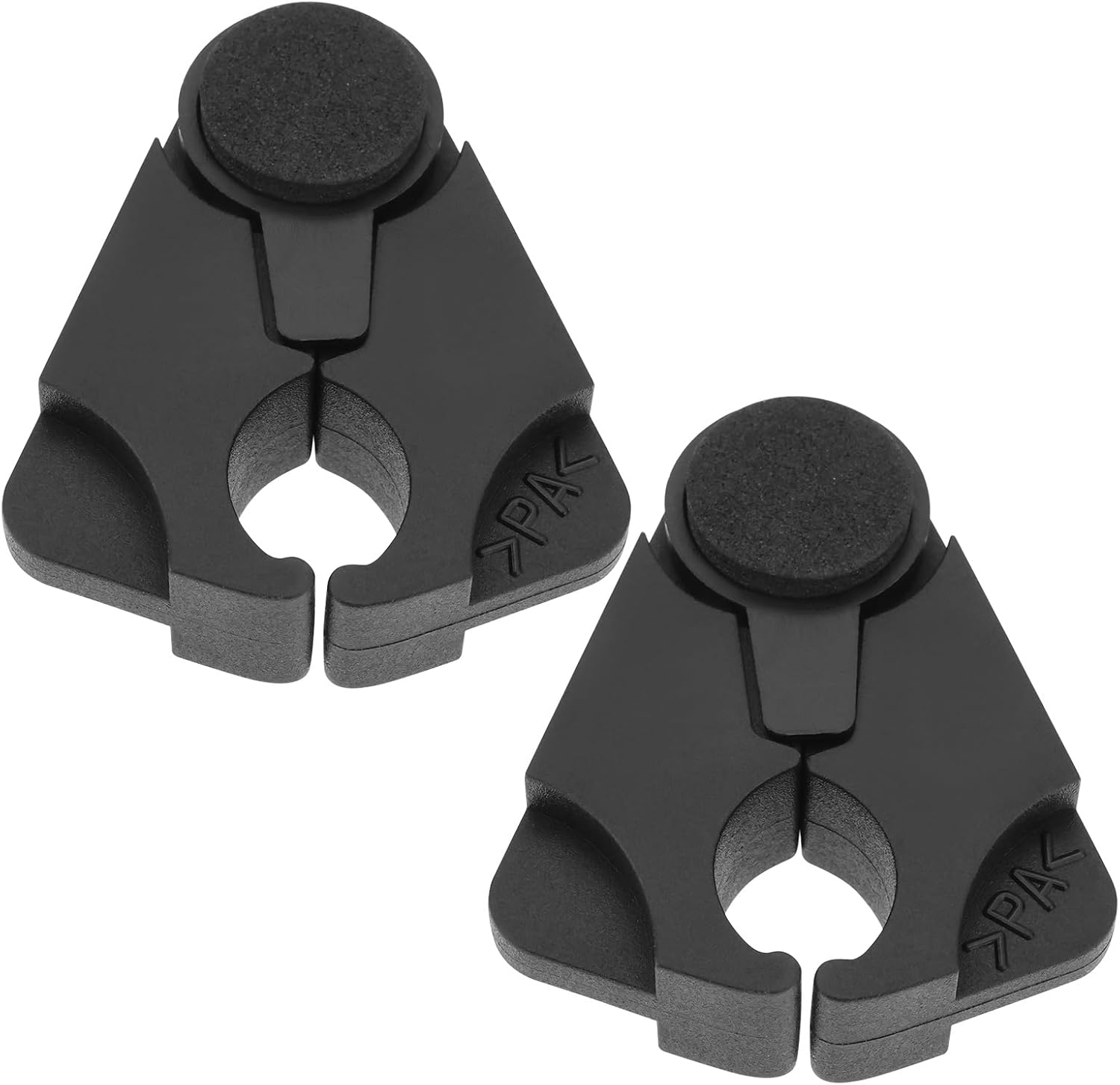 2PCS Walking Stick Holder for Table Black 5.2X4.7Cm Height 2.1Cm Ideal for Tube Diameters from 1.6Cm to Max 2.5Cm Table Clamping Devices image number 3