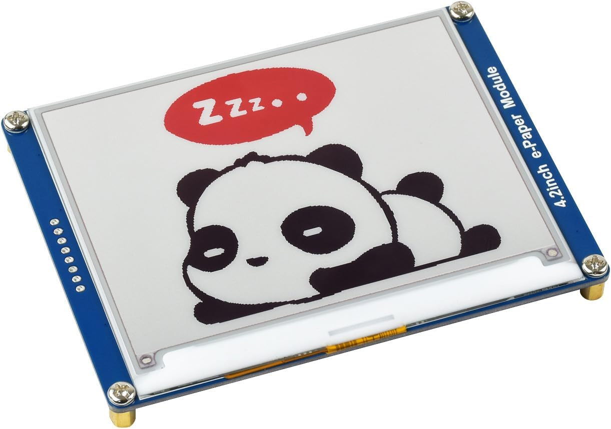 Waveshare 4.2Inch E-Paper Module, Red/Black/White 3Colors Display Module for Raspberry Pi/Jetson Nano/Nucleo Main Control Board，400X300 Resolution image number 3