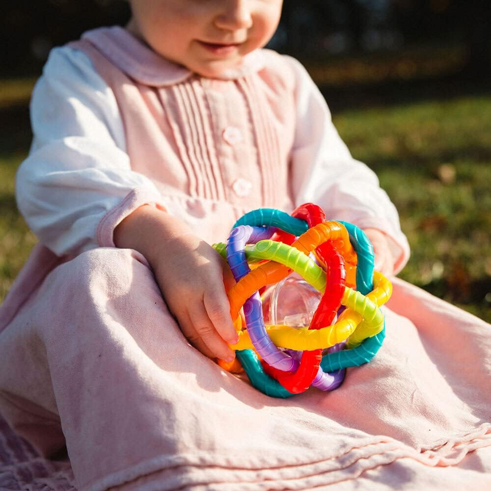 Playgro Ball - Interactive Sensory Development Toy for Babies 3+ Months - Boosts Touch, Movement Skills - Crawling Baby Toy image number 2