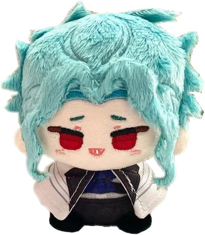 KILA MILA Anime Cute 10Cm Sitting Plush Dolls Toys Cosplay Bag Pendant Gift - Alhaitham image number 3