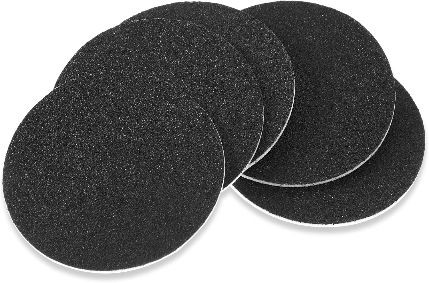 Dimeho 60 Pcs Replaceable Sandpaper Refill Discs 180 Grit Sandpaper Pad Discs for Electric Foot File Callus Remover Foot File Pedicure Tool Replacement Sandpaper Disk Set for Hard Dead Skin Removal image number 3