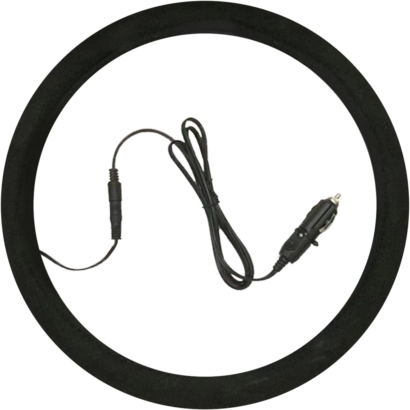 RAYWE Auto Heated Steering Wheel Cover Universal Size Quickly Heating Driving Hands Warmth Steering Wheel Protection Cover image number 1