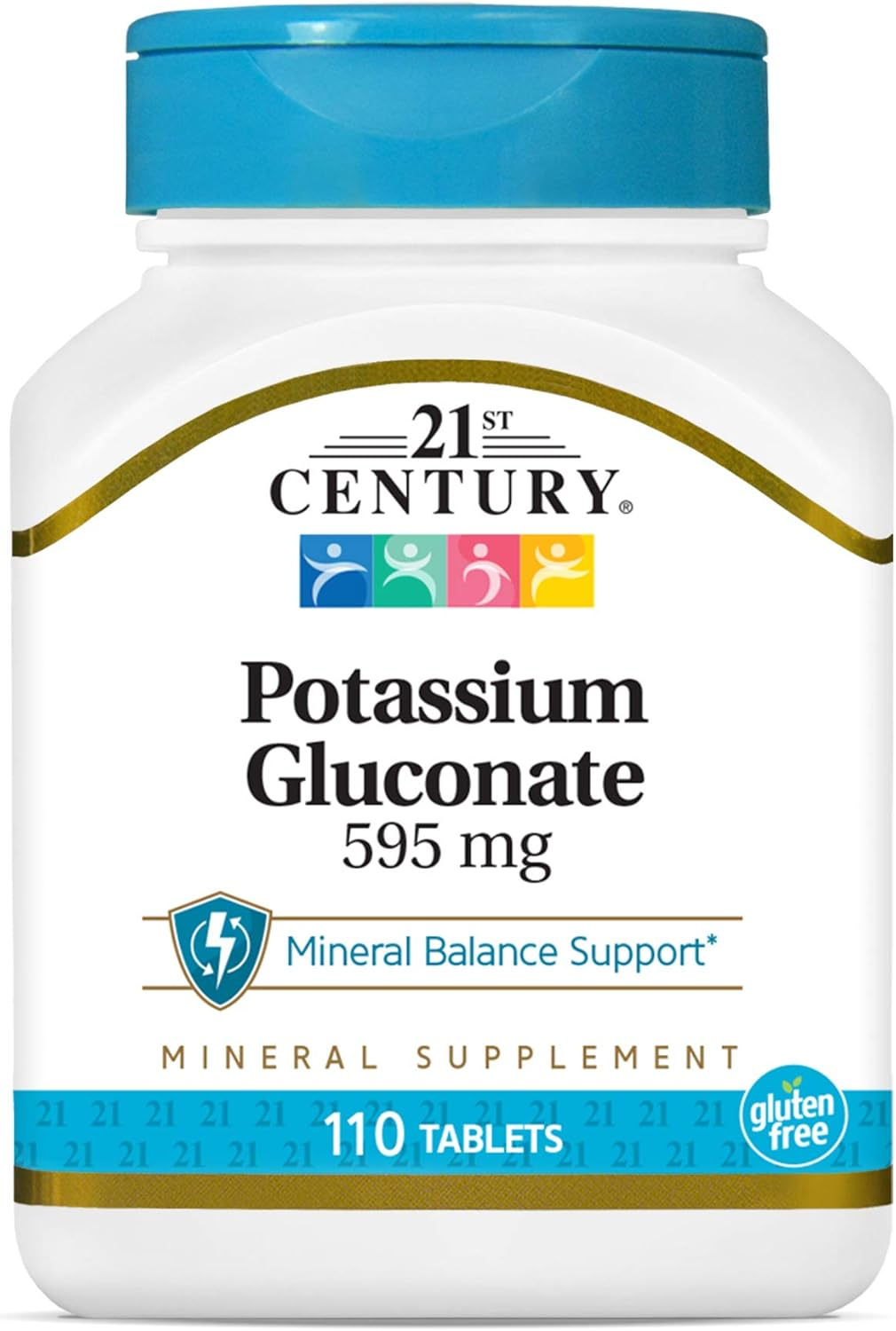 21St Century Health Care Potassium Gluconate 595Mg 110 Tablets image number 4