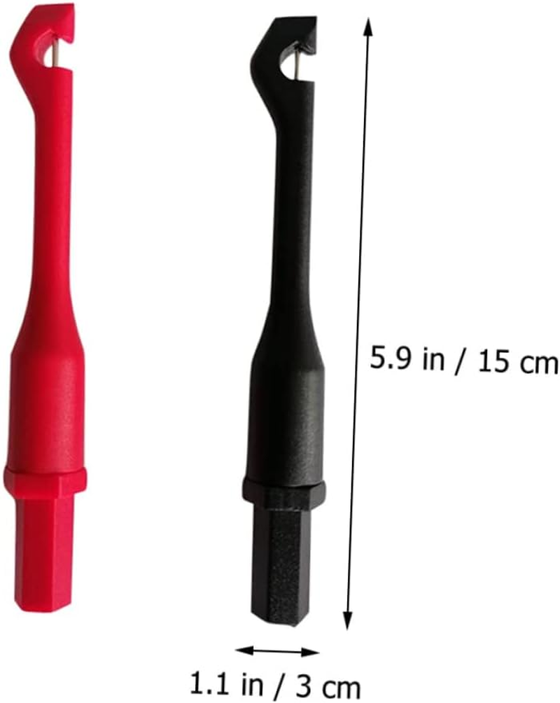 FELTECHELECTR 2Pcs Multimeter Test Clips Wire Piercing Probes Test Leads for Automotive Circuit Needle Random Color image number 4