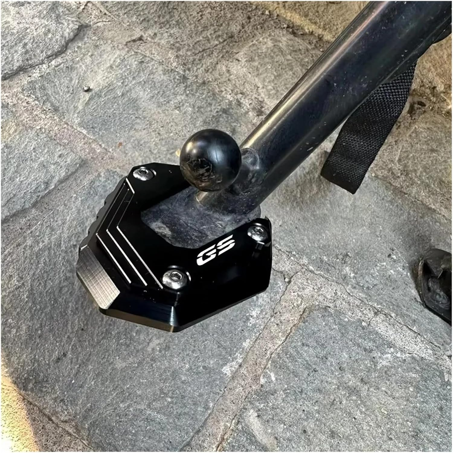 Jiningxinxin F850GS F750GS F800GS F900GS ADV Kickstand Motorcycle Side Stand Extension for GS Adventure(Red-Gs) image number 4