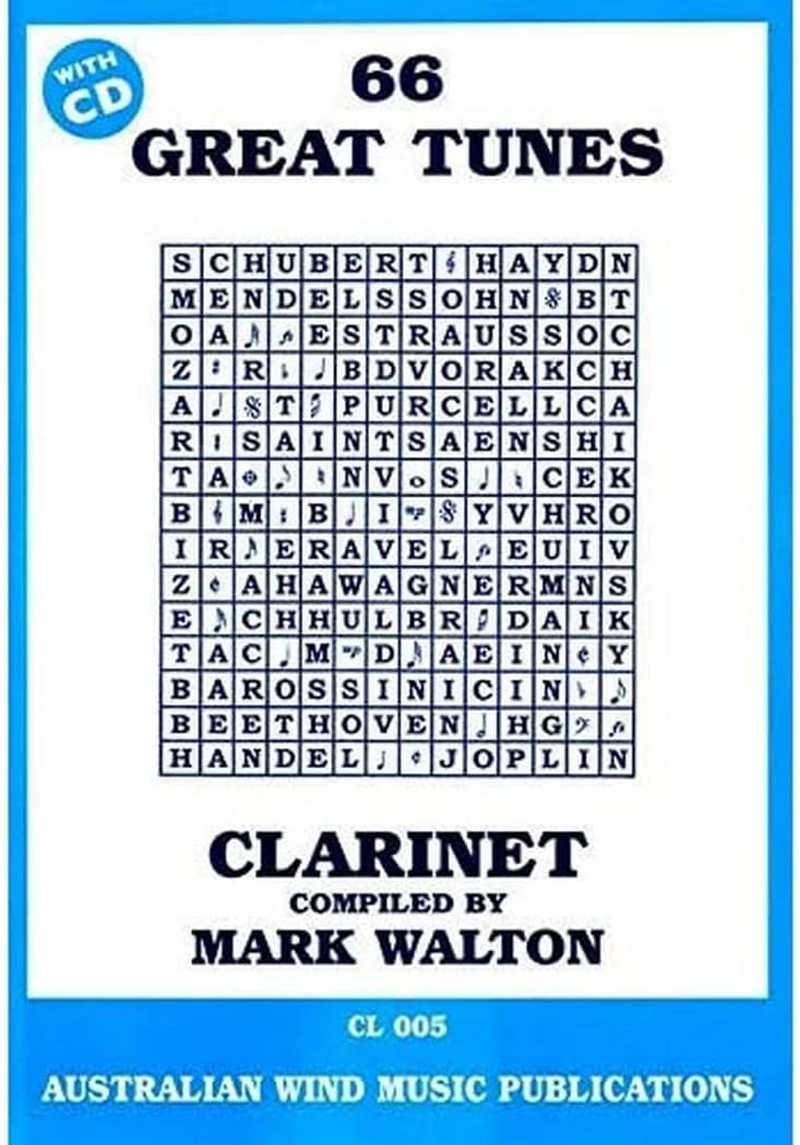 66 Great Tunes for Clarinet Book