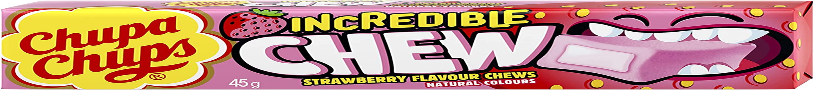 Chupa Chups Incredible Chew, Strawberry, 45 G image number 5