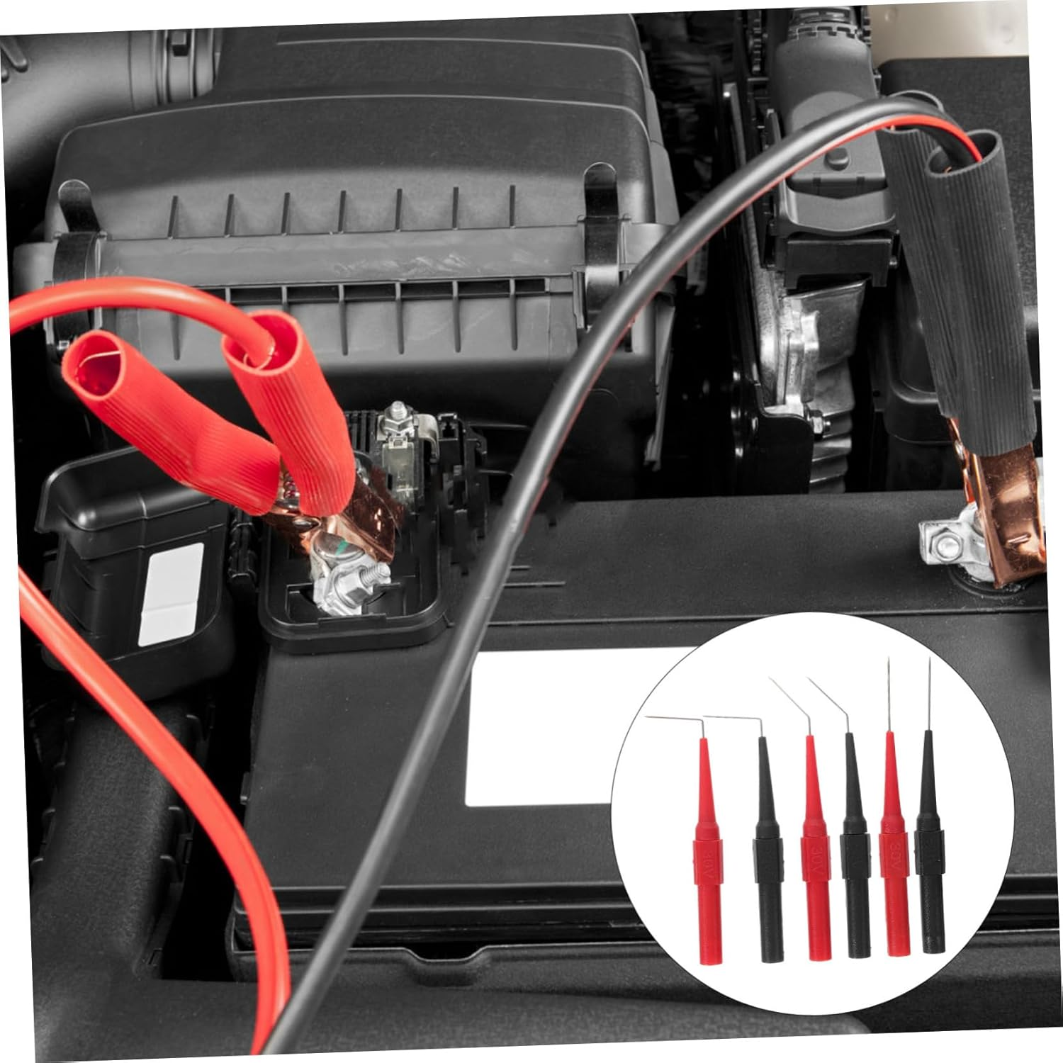 TOYZFRIENDY 12Pcs Multimeter Probes Test Leads Probes Automotive Electronics Fine Tips image number 3