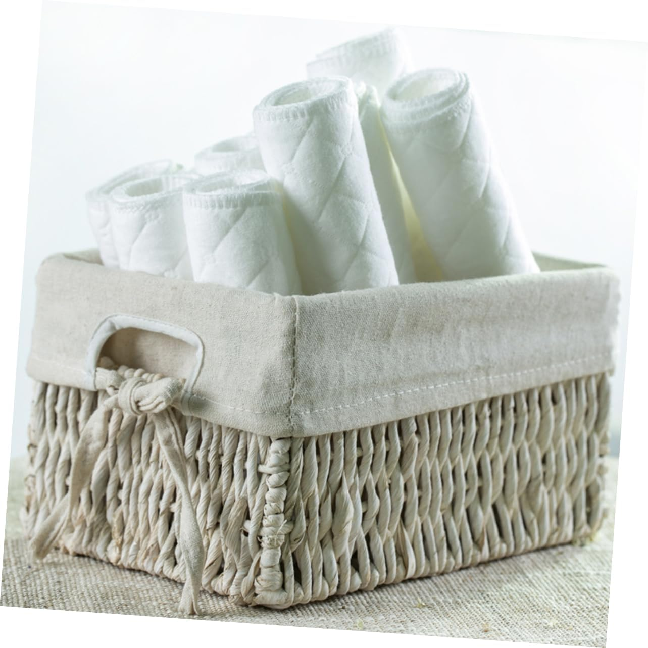 Toyvian 10Pcs Ply Cloth Diapers Reusable Washable Cotton Newborn Diapers Breathable image number 4