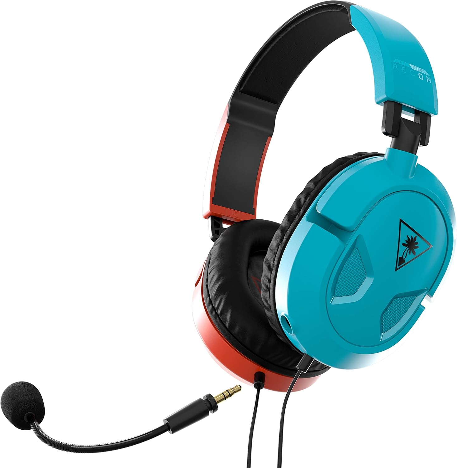 Turtle Beach Recon 50 Red/Blue Gaming Headset &ndash;Xbox Series X, Xbox Series S, Xbox One, PS5, PS4, Playstation, Mobile & PC with 3.5Mm &ndash; Removable Mic, 40Mm Speakers - Red/Blue image number 3
