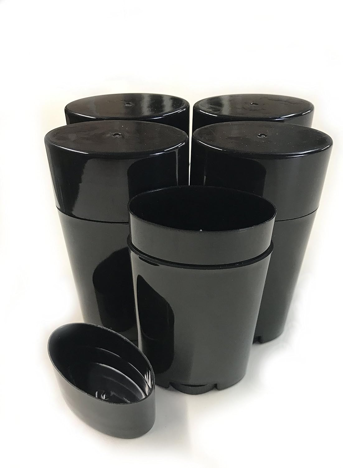 Dmtse Deodorant Containers, New & Empty; Pack of 5