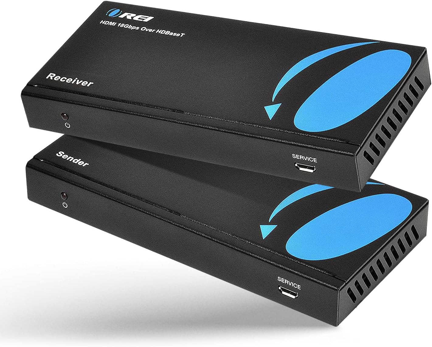 4K Ultrahd Extender over Hdbaset by OREI, Balun Full 18Gbps over CAT 5/6/7 Ethernet Cable - IR Signal - 230 Ft @ 1080P - 130 Ft @ 4K 60Hz image number 4