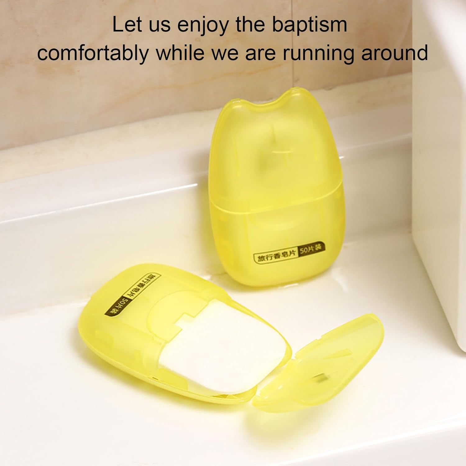 Portable Soap Paper | Hand Soap Sheets | Travel Soap for Indoor, Outdoor, Travel, Camping Hiking, Soap Slices, Soap Flakes image number 1