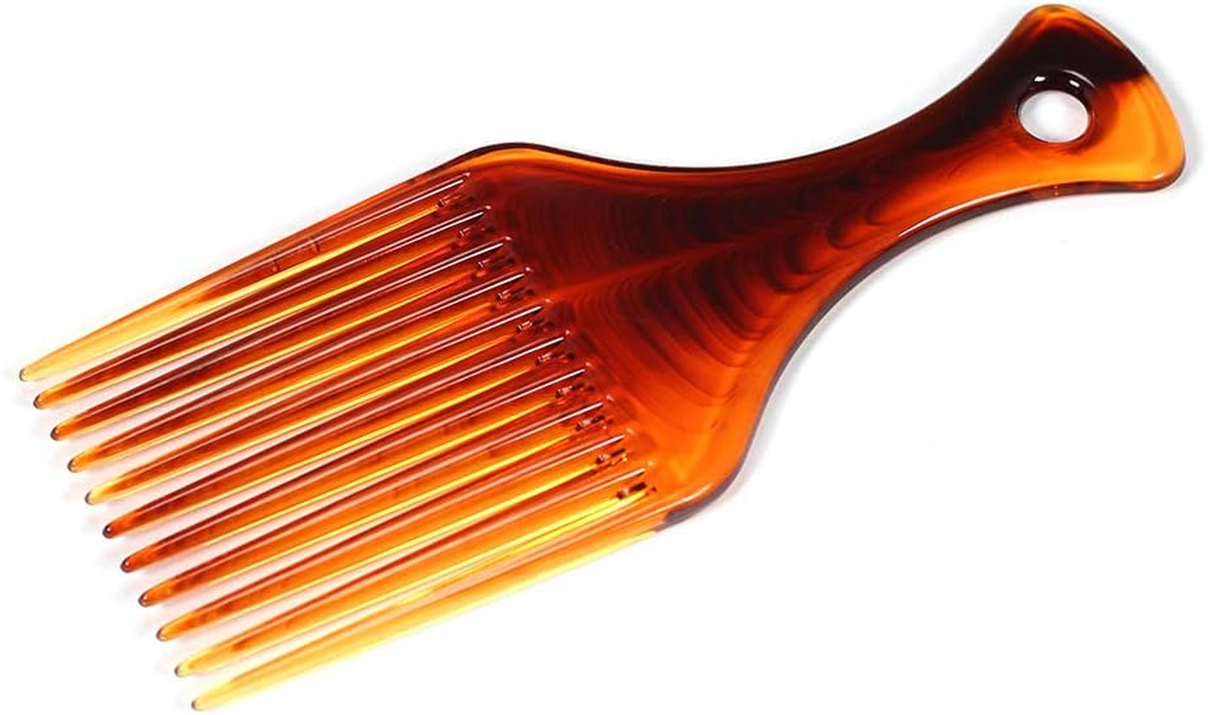 Hair Pick Comb, Curly Afro Hairdressing Comb, Wide Tooth Comb, Anti-Detangling Comb image number 1