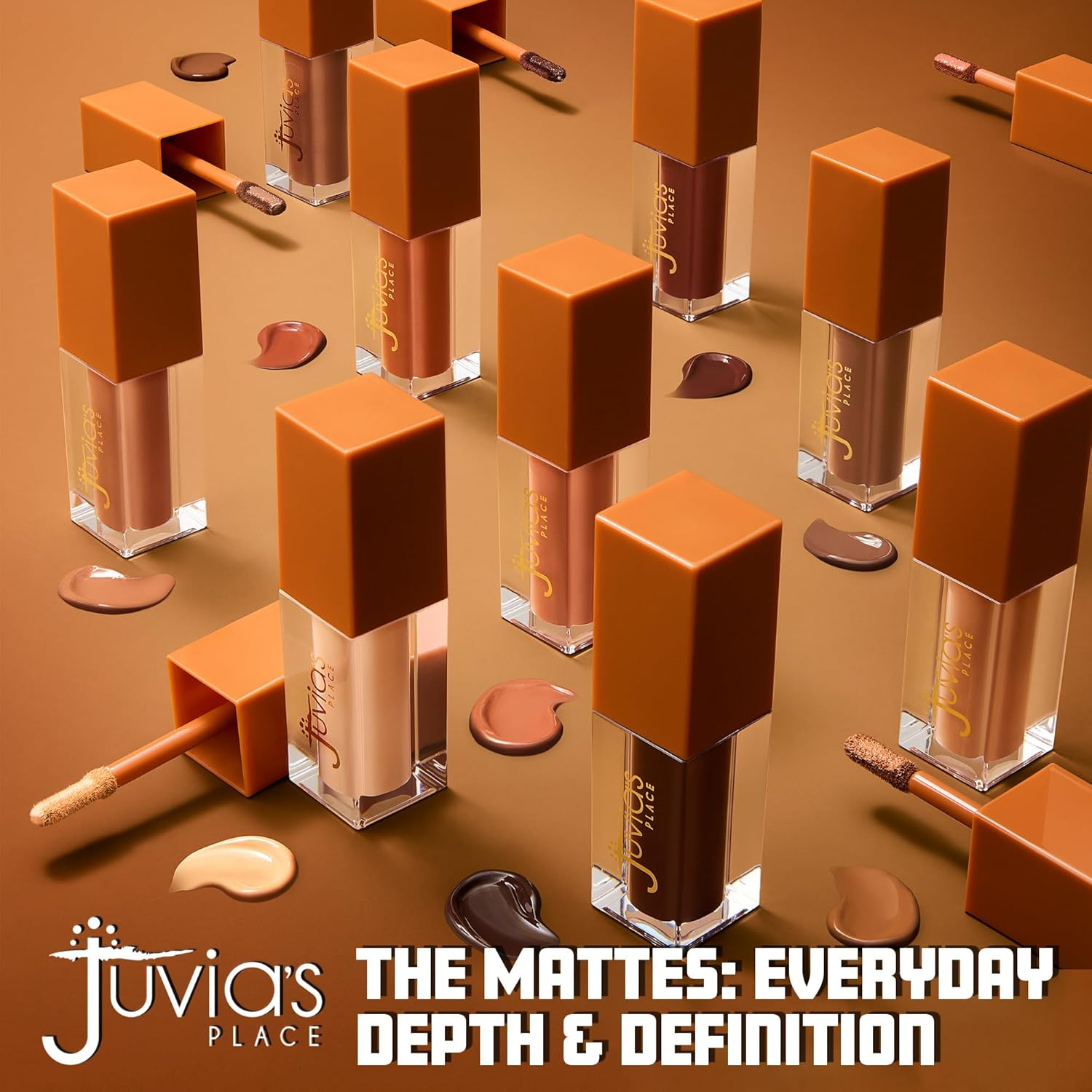 Juvia'S Place Coffee Shop Liquid Eyeshadow - Coffee Cake Matte - Metallic Caf&eacute; Royale image number 5