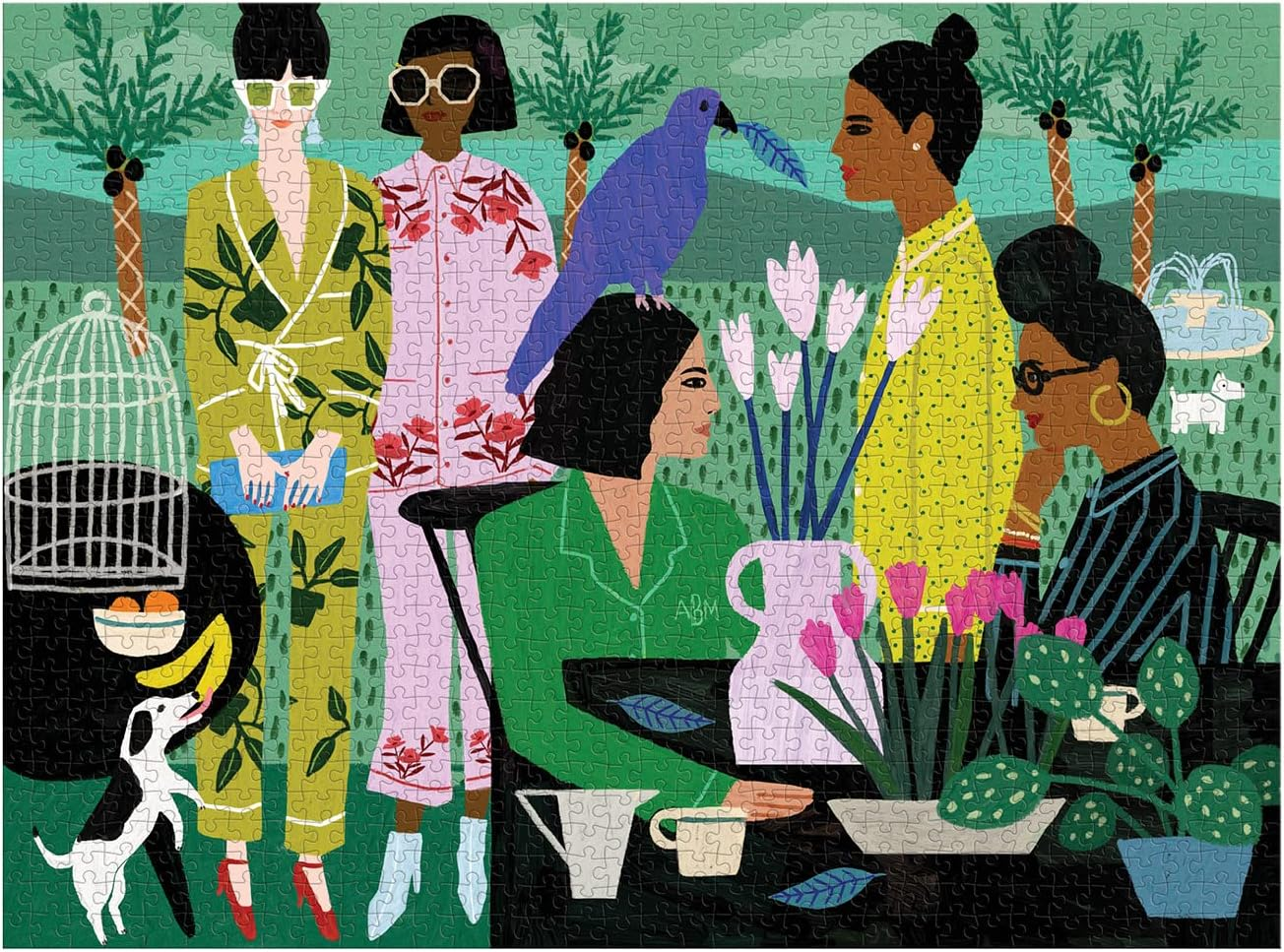 Pajama Mamas 1000 Piece Puzzle: 1000 Piece image number 3