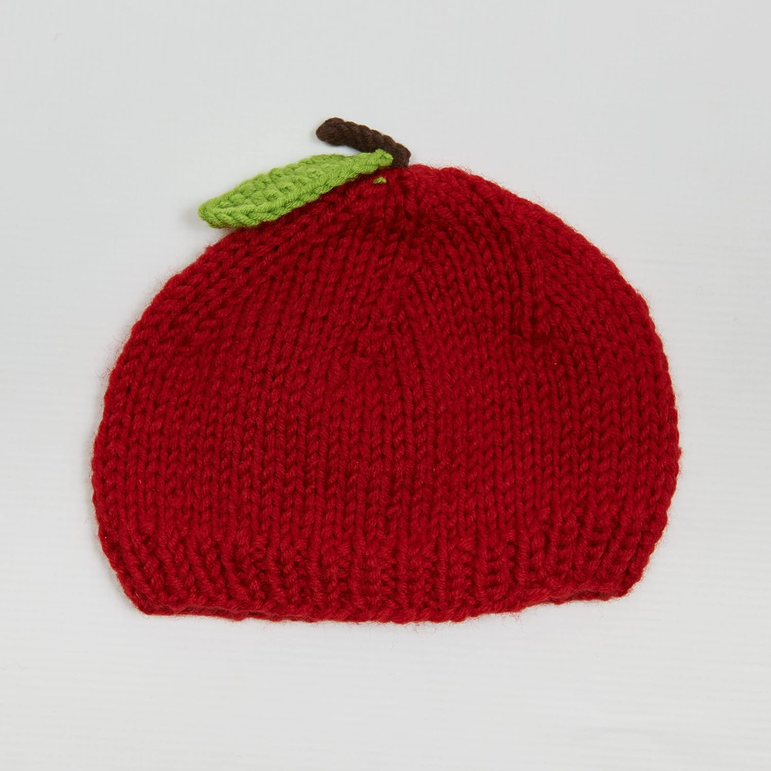 Tinker Tot Winter Baby Beanie L Red Apple 8-12 Months Soft & Warm Crocket Knit Kids Beanie for Boys and Girls with Warm Earflap L Handmade Newborn Baby to Toddler Beanie Hat &ndash; L image number 2