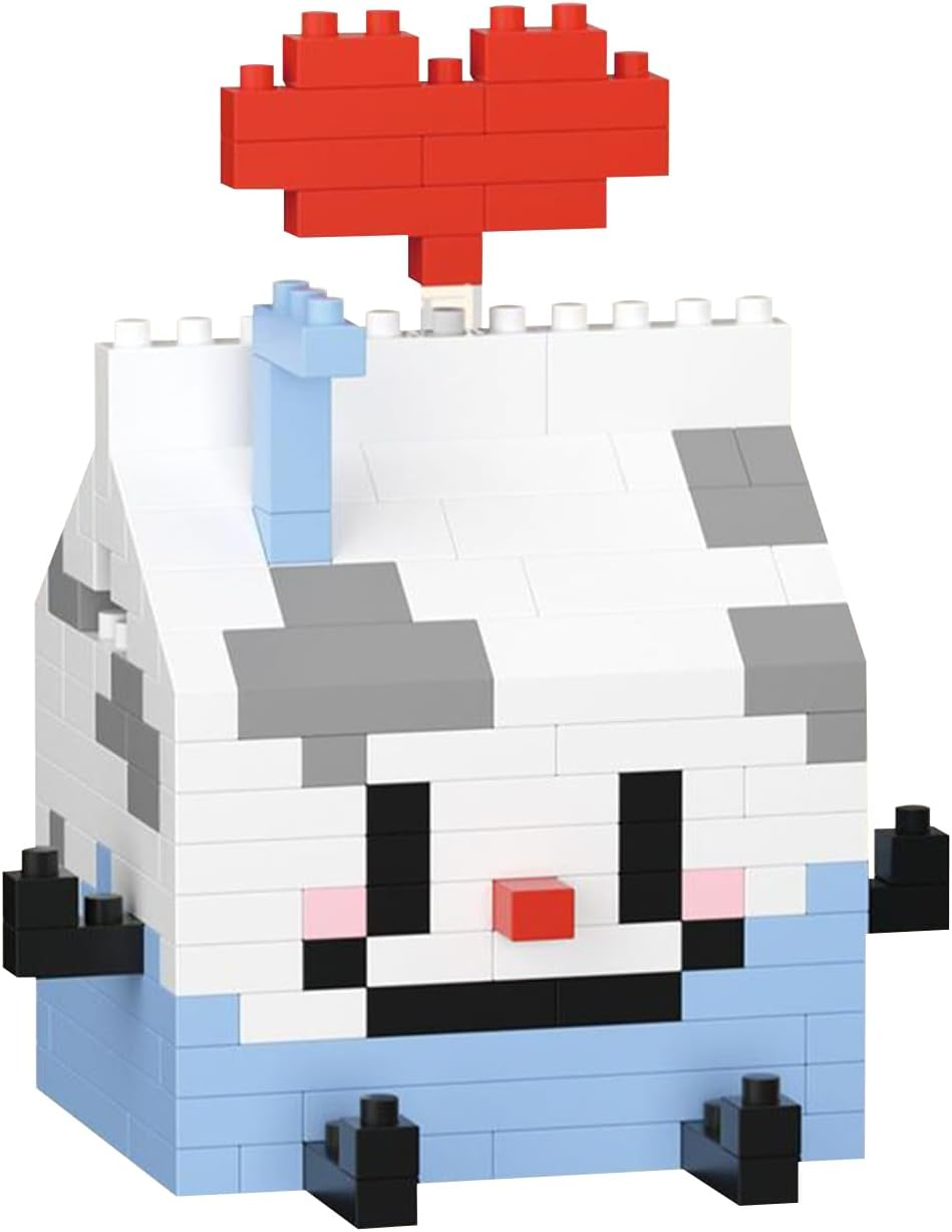 NOOLY Building Block for Food and Fruit, Mini Building Blocks Set for Children and Adults, Home and Office Decoration Toy WKLJM-04 (Small Milk, 204 Pieces) image number 1