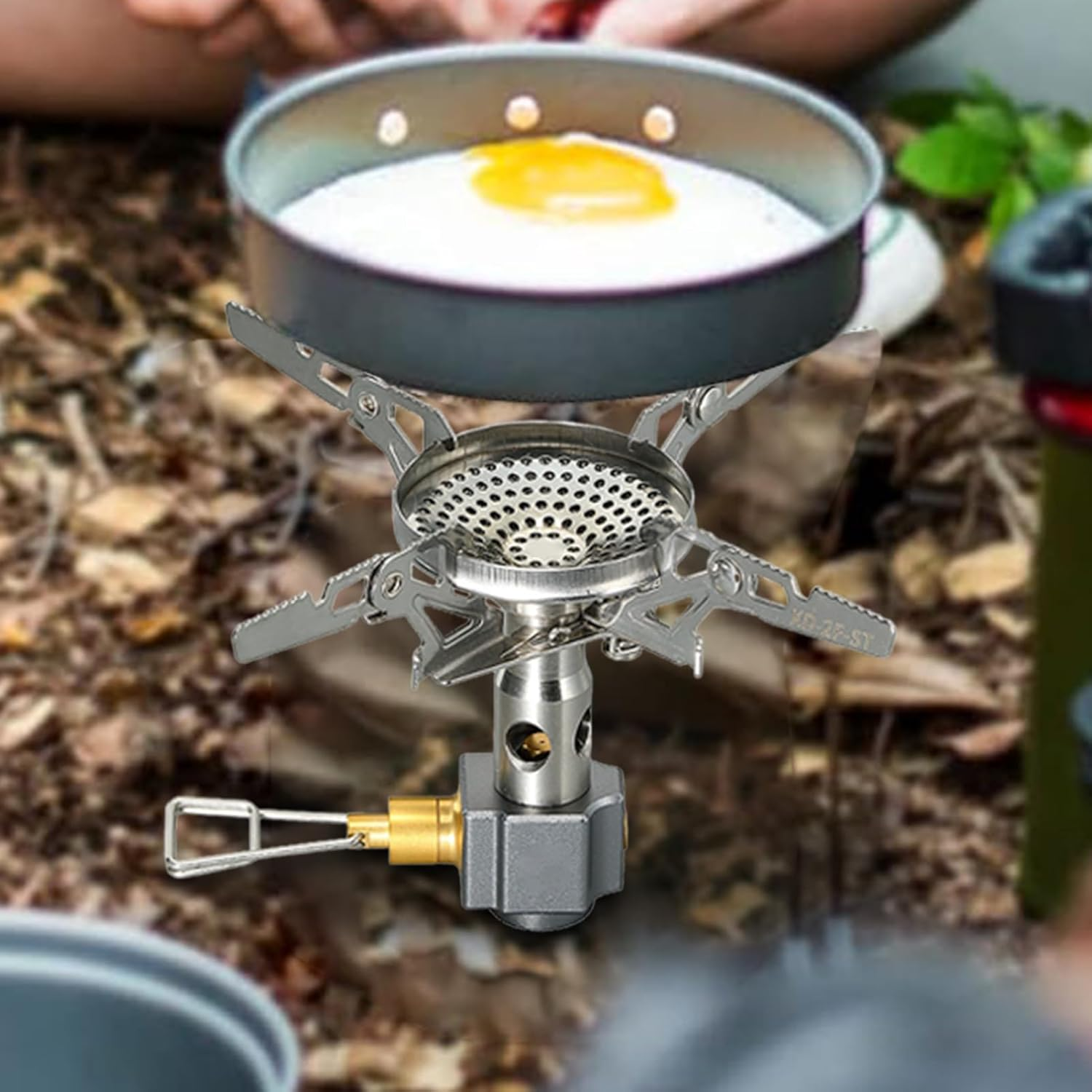 Camping Air Stove Heads | Air Tank Head - 3300W High Firepower, Camp Stove Attachment, Replacement Stove Burner Parts, Camping Gear for Outdoor Cooking Picnic Hiking image number 5