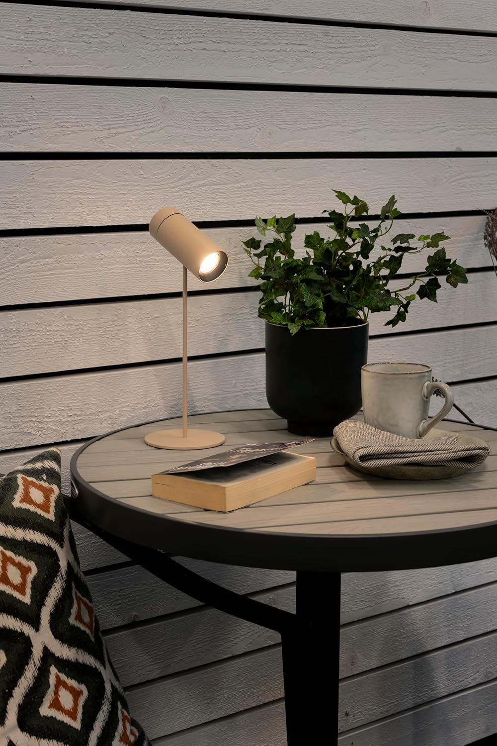 Konstsmide LED Table Lamp Multi | Sand | Indoor/Outdoor | Wireless | 11.5 X 30 X 11 Cm | 7844-330 image number 5