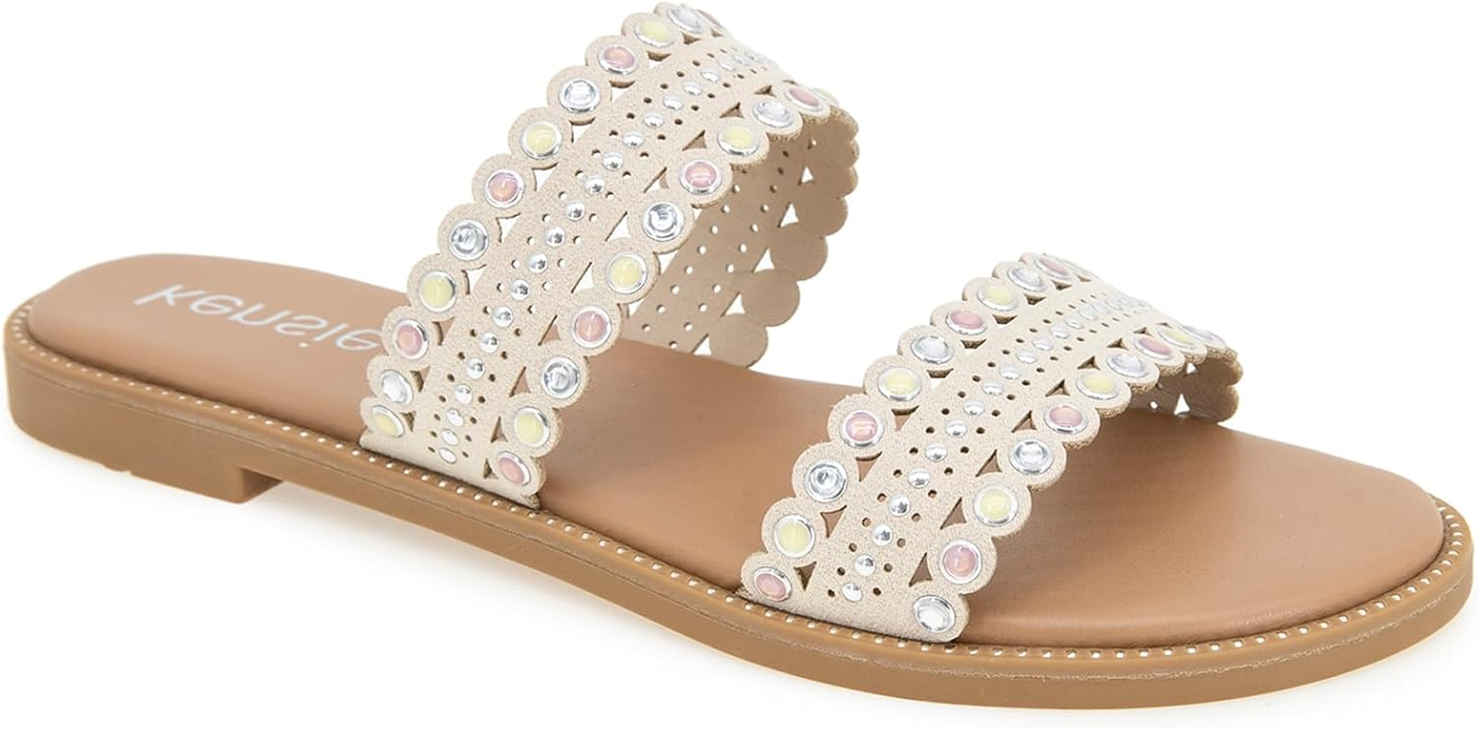 Kensie Women'S Mina Flat Sandal