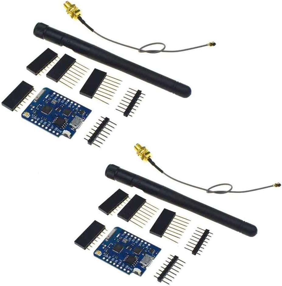 2Pcs D1 PRO Development Board ESP8266 CP2104 16MB Bytes External Connector Board image number 2