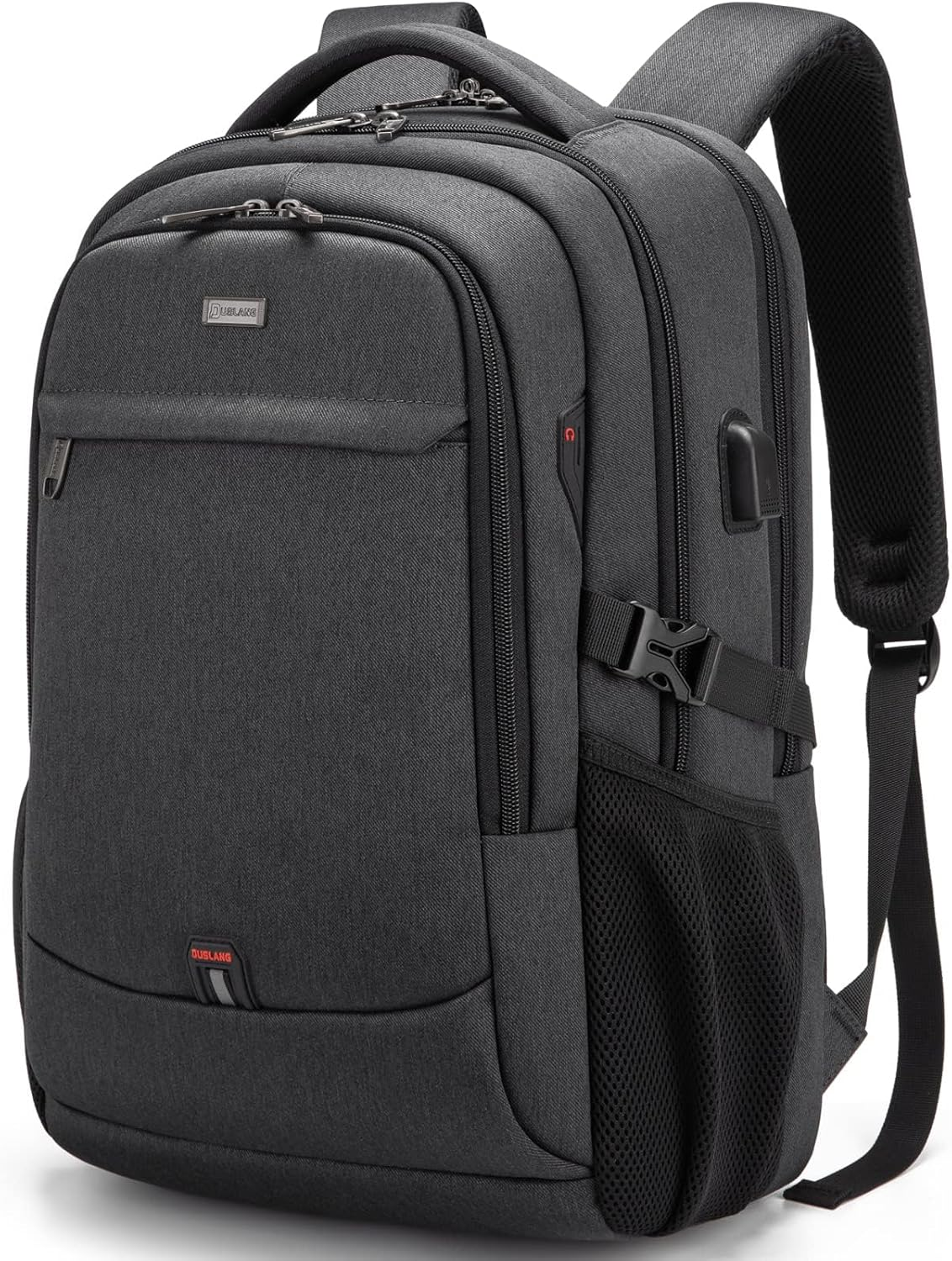DUSLANG 17 Inch Laptop Backpack for Travel Water Resistant College Backpack for Men/Women Laptop Bag with USB Charging Port