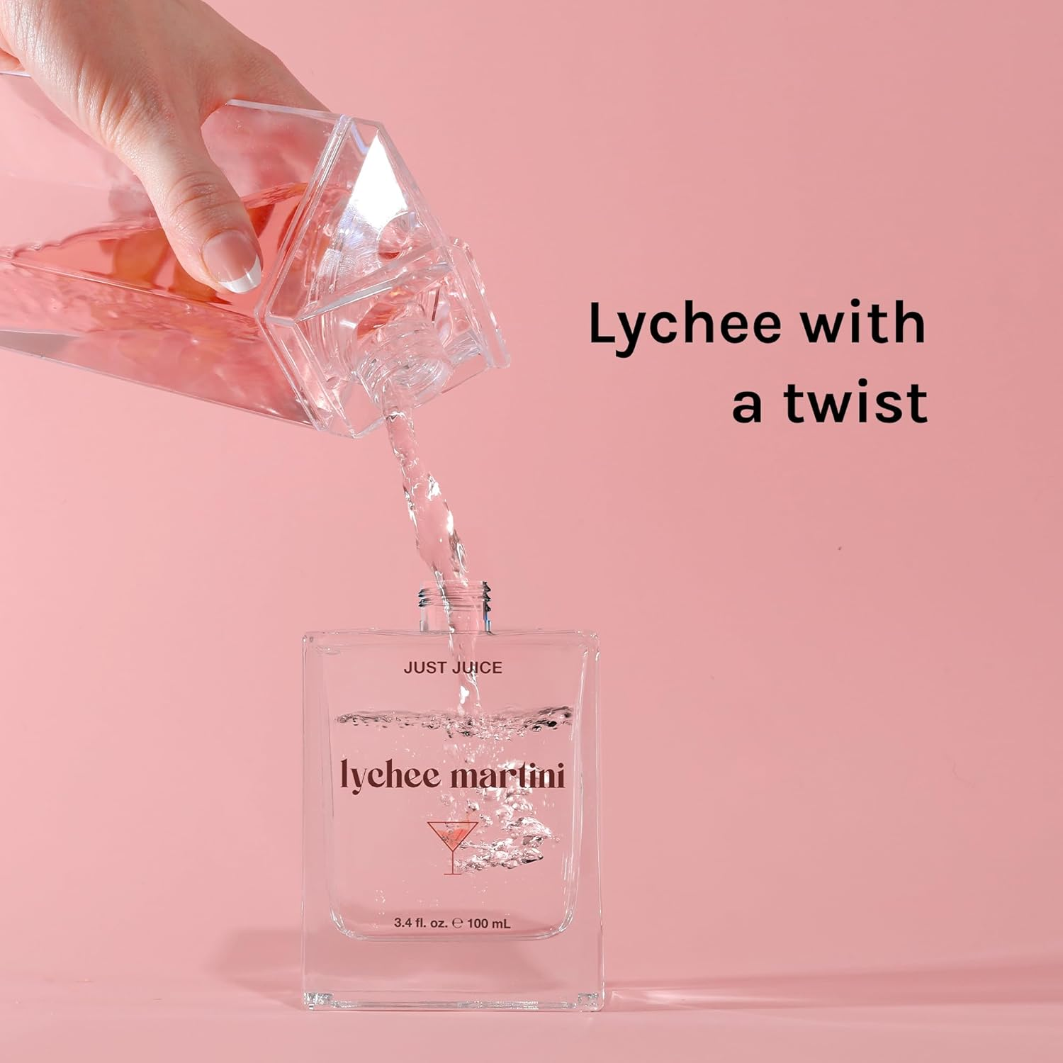 Just Juice Lychee Martini - Lychee, Passion Fruit, and Musk Perfume for Women and Men - Fruity and Tropical Summer Perfume - 100 Ml image number 5